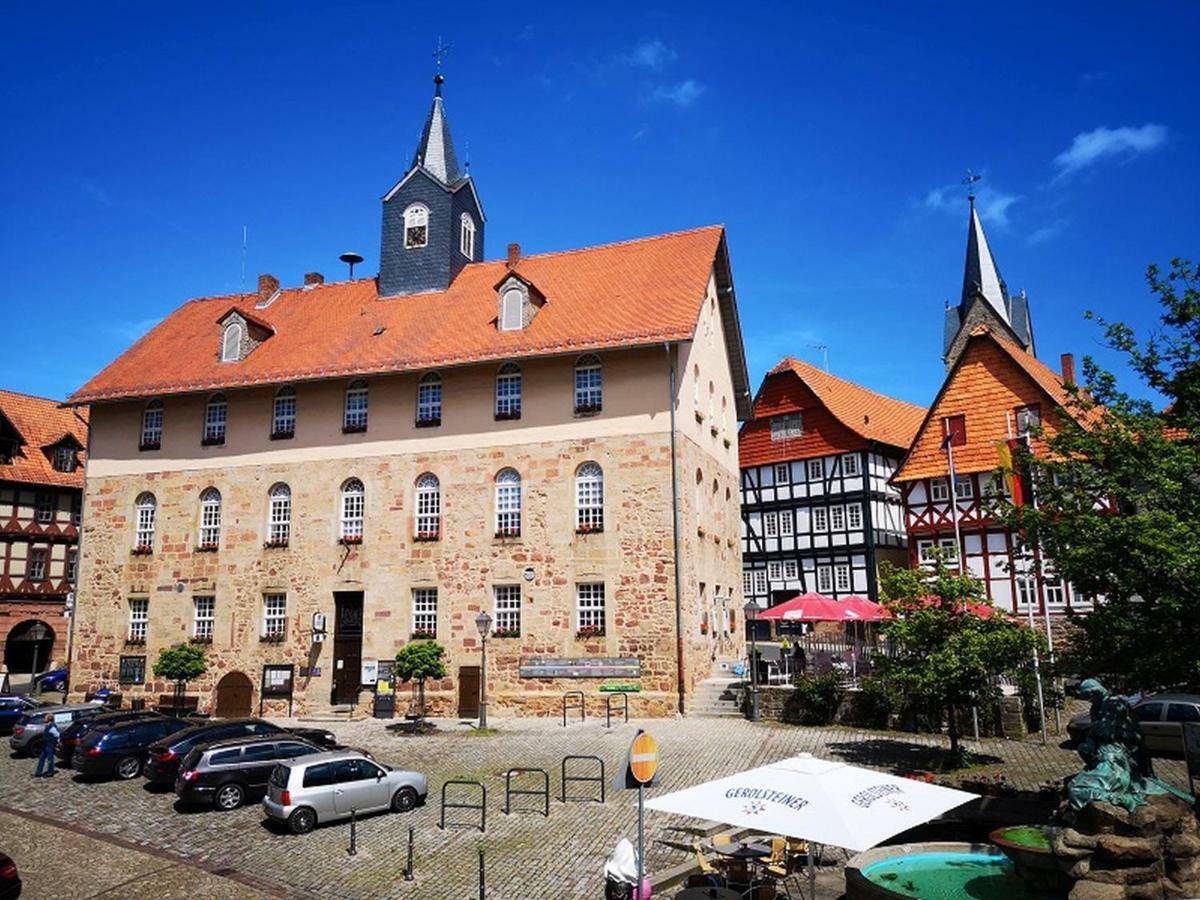 Ferienwohnung Historischer Marktplatz Spangenberg Exterior foto