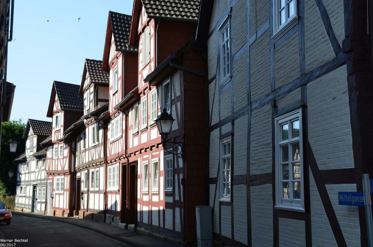Ferienwohnung Historischer Marktplatz Spangenberg Exterior foto